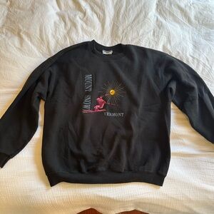 Retro Vintage Mount Snow Vermont Embroidered Crewneck Sweatshirt Size XL 80s VTG